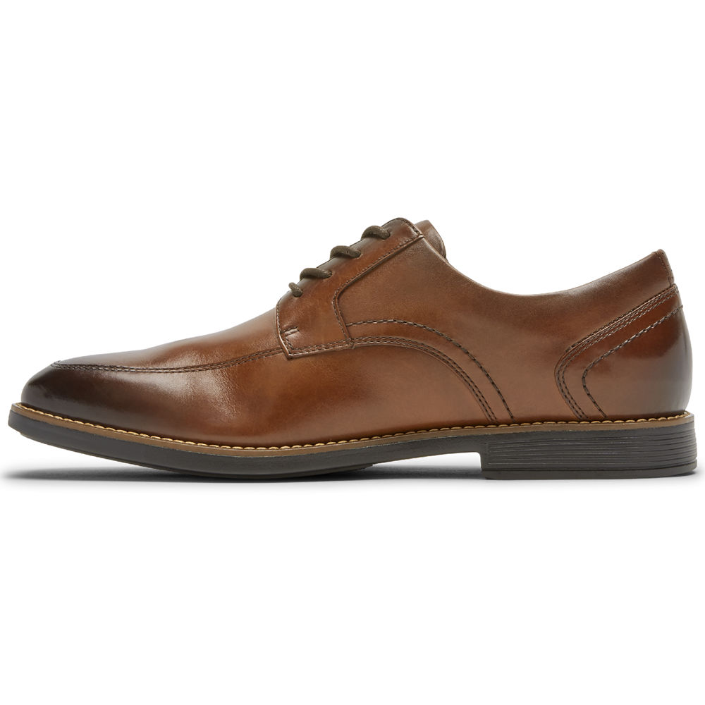 Rockport Mens Oxfords Brown - Wighton Apron Toe - UK 987-AWVESX